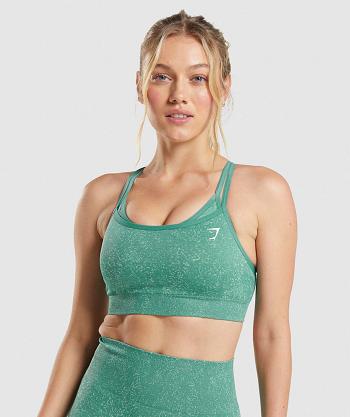 Sujetadores Deportivos Gymshark Adapt Fleck Seamless Mujer Verde | CO 2183NWY